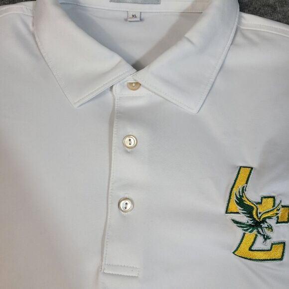 Peter Millar Summer Comfort Men's Xl Golf Polo Shirt White Legacy Athletic Club - Picture 5 of 9